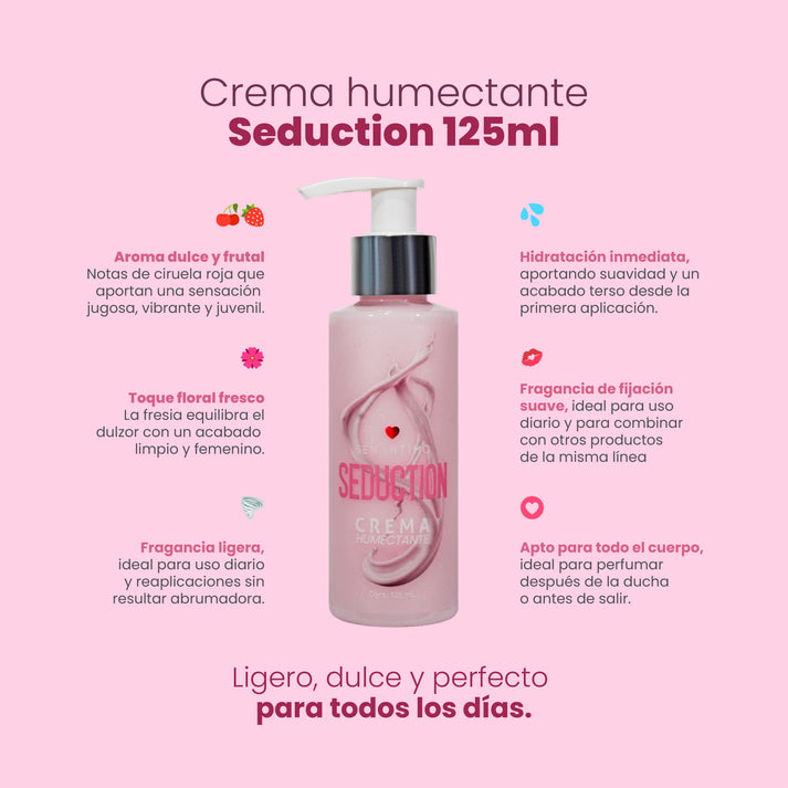 Crema Humectante con Pheromonas SEDUCTION 125ml