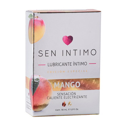 Gel Lubricante Electrizante Mango - A Base de Agua 30ml