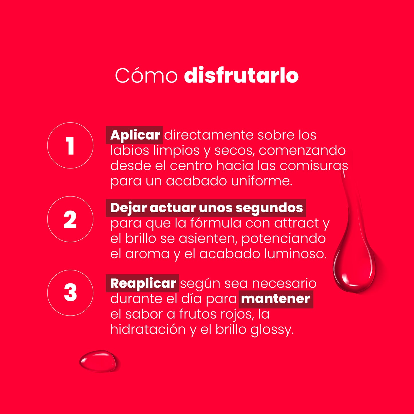 Brillo Labial Frutos Rojos con Fero 20ml