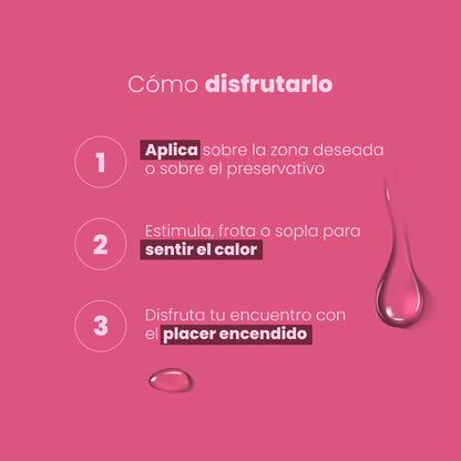 Gel Lubricante Sabor Cereza 🍒 – Efecto Calor