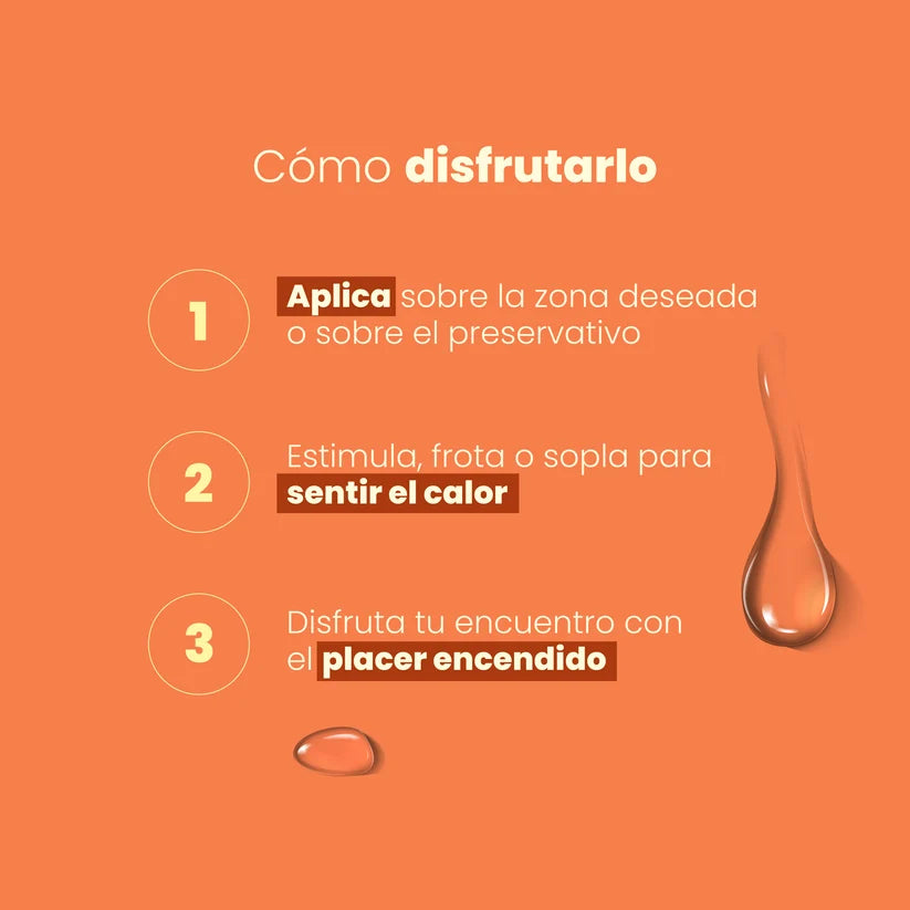 Gel Lubricante Sabor Tropical 🍍 – Efecto Calor