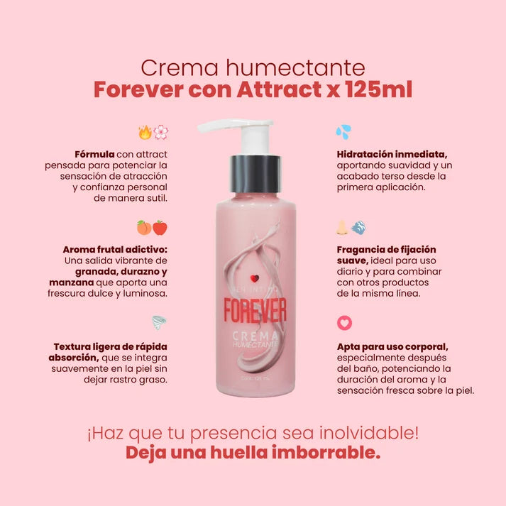Crema Humectante con Pheromonas FOREVER 125ml