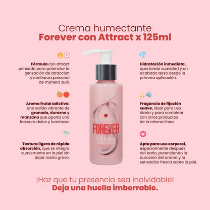 Crema Humectante con Pheromonas FOREVER 125ml