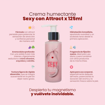 Crema Humectante con Pheromonas SEXY 125ml