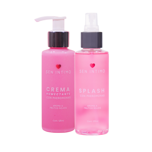 Pack Feromona Crema corporal + Splash frutos rojos