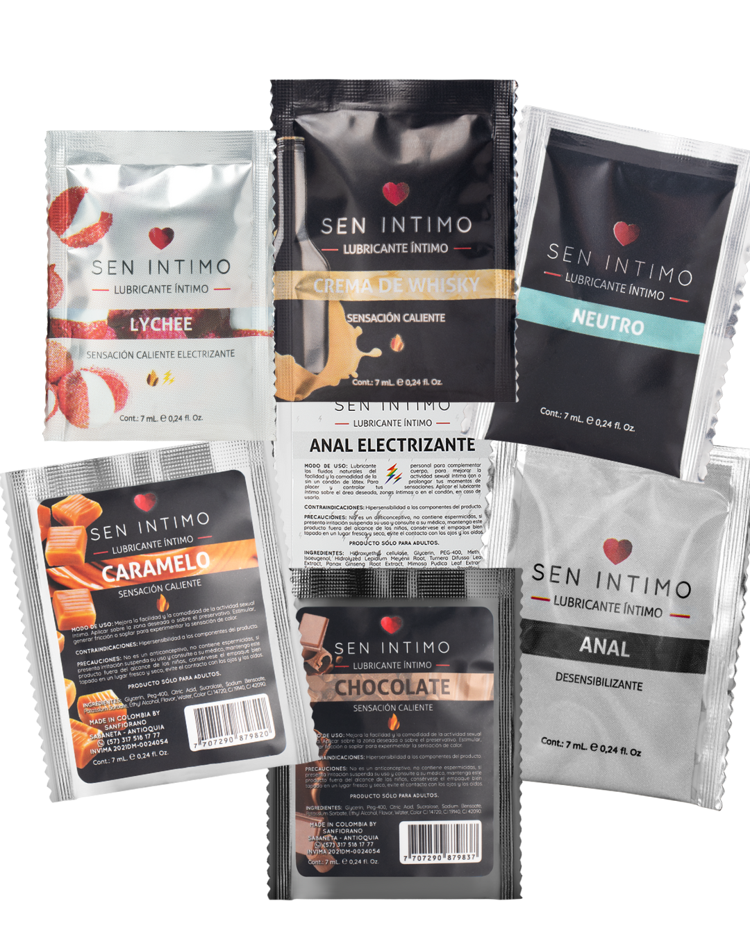 Pack Colección Multisensaciones - Una sensación y sabor diferente para cada día