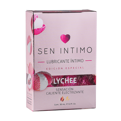 Gel Lubricante sabor Lychee – Efecto Calor/Electrizante - A Base de Agua