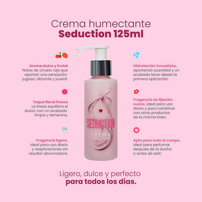 Crema Humectante con Pheromonas SEDUCTION 125ml