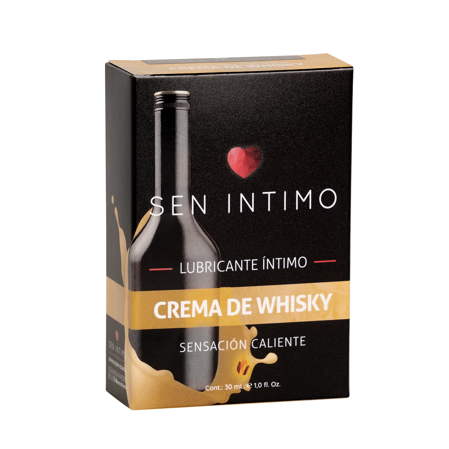 Lubricante Caliente Crema De Whisky Sen Intimo