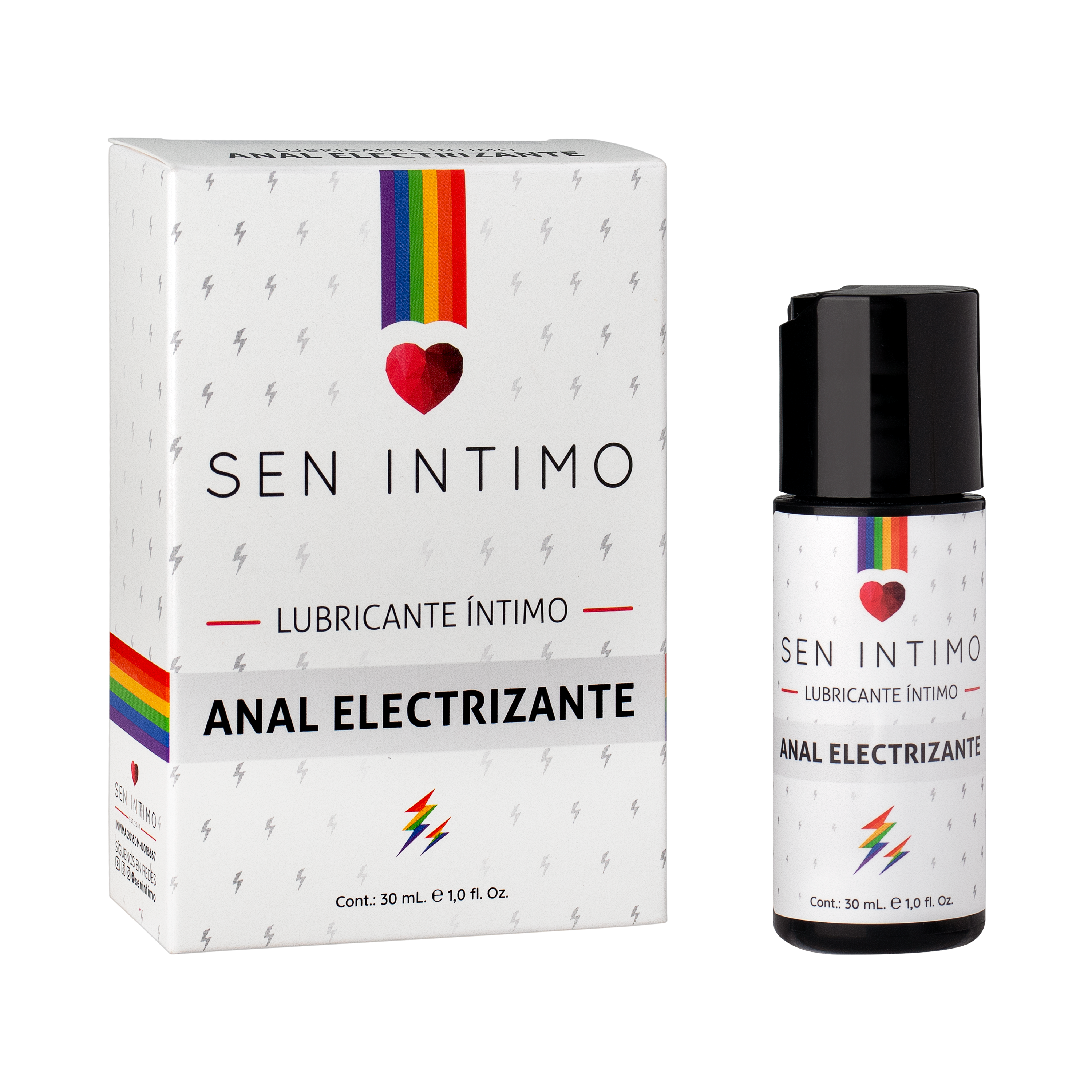 Lubricante Íntimo Electrizante - A Base de Agua 30ml