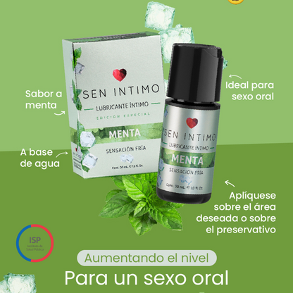 Lubricante Menta - A Base de Agua 30 ml