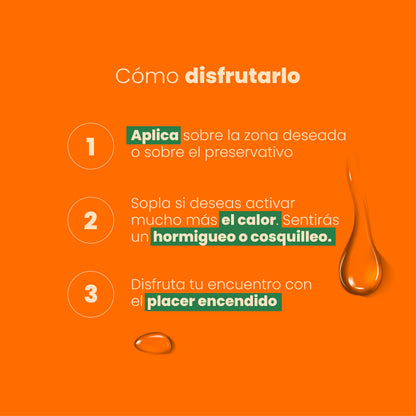 Gel Sabor Mango · Sensación Electrizante