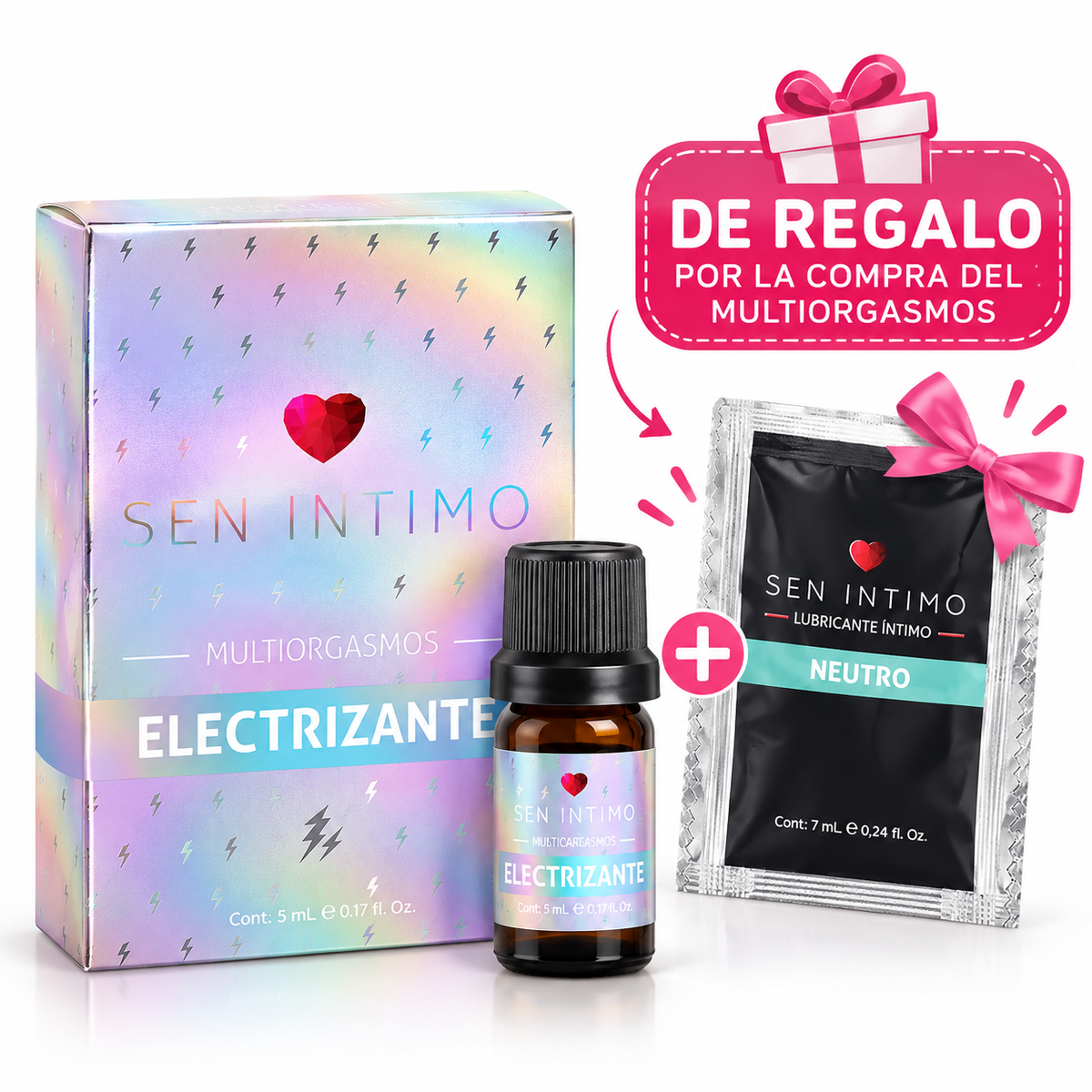 Sérum electrizante multisensorial 5 ml Sen Íntimo