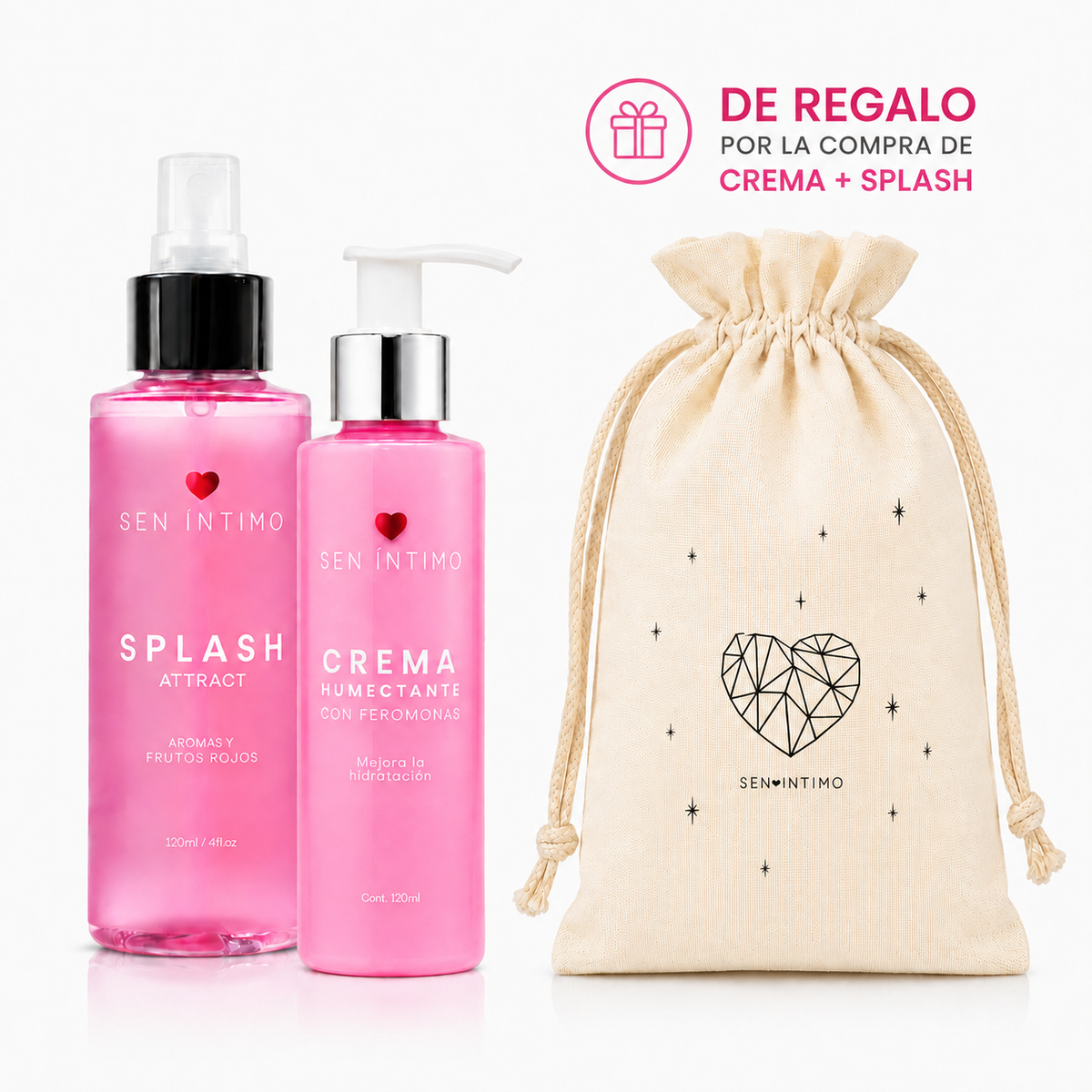 Pack feromonas con bolsa de regalo Sen Íntimo