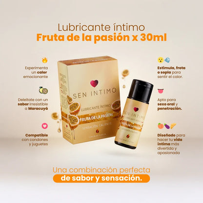 Gel Lubricante Sabor Maracuyá – Efecto Calor